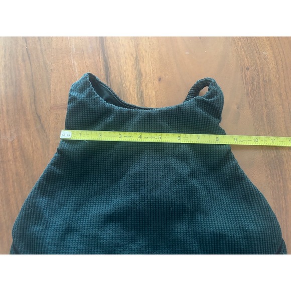 Aerie Offline Sports Bra Set 2 Gray Coffee Run Dark Green Seamless Waffle Small - Picture 8 of 12